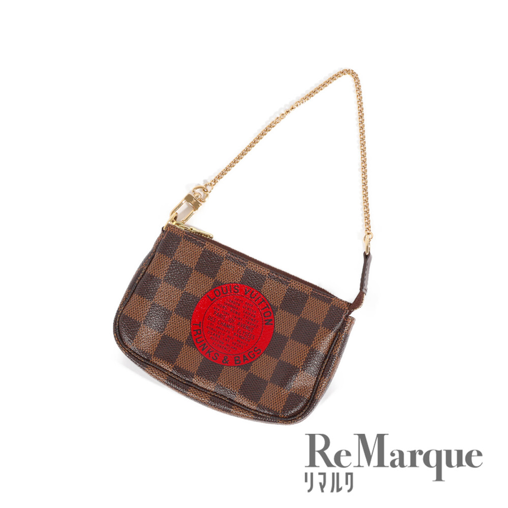 LOUIS VUITTON Damier Pochette Accessoires TB Clutch Handbag